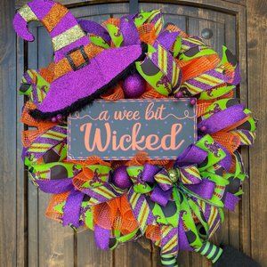 Witch Wreath, Halloween Wreath